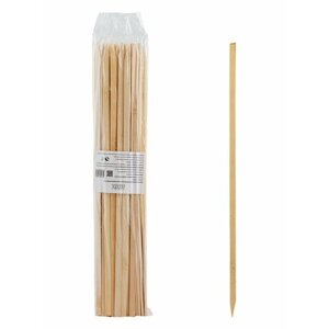 Шампуры одноразовые Almin, 400х9х3 мм, плоские, натуральный бамбук, 25 шт