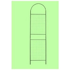 Шпалера садовая металлическая для растений (для сада) Сетка разборная, зелёная, труба d=10