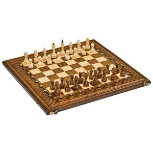Simonyan Шахматы + нарды резные Эндшпиль-1 60 игровая доска в комплекте