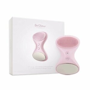 Система для ухода за кожей лица BeGlow TIA All-in-one SkinSense Cleansing Device 3 в 1 Розовый