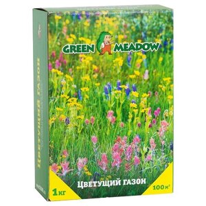 Смесь семян GREEN MEADOW Цветущий мавританский газон 1 кг, 1 кг