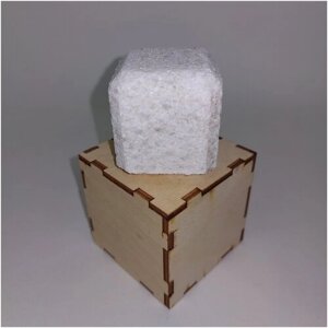 Соляной брикет соль для бани из персидской соли, 200 гр, натуральный с антибактериальным эффектом