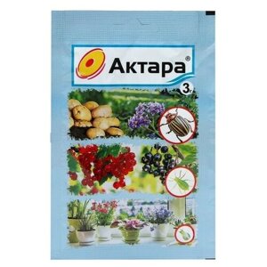 Средство от вредителей "Актара", сухая, инсектицид, 3 г