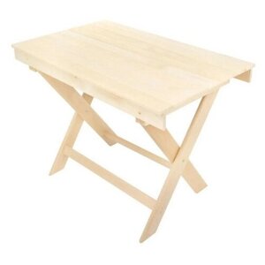 Стол KETT-UP ECO HOLIDAY 120*60см, KU321, раскладной, деревянный, без покрытия, цвет натуральный
