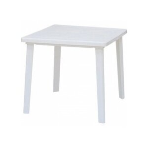 Стол пластиковый SPG_квадратный 80х80, белый