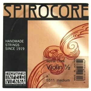 Струна A для скрипки 1/2 Thomastik Spirocore S511