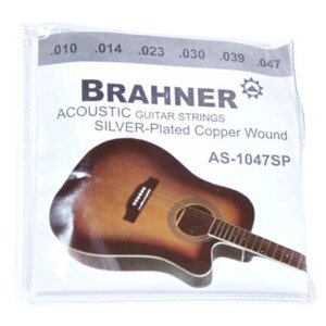 Струны для акустической гитары BRAHNER AS-1047SP 10-47
