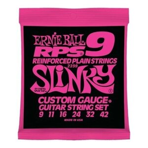 Струны для электрической гитары Ernie Ball RPS9 Super Slinky (9-11-16-24w-32-42), P02239
