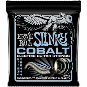Струны для электрогитары Ernie Ball 2712 Cobalt Slinky Primo 9.5-44