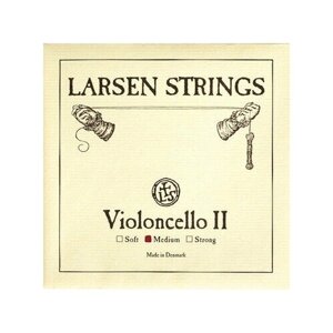 Струны для виолончели Larsen Strings Medium 4/4 струны для виолончели среднее натяжение A/D хромированная сталь G/C вольфрам