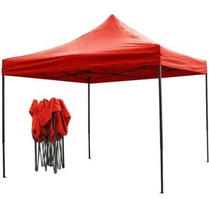 Тент-шатер "Отдых" раздвижной 3*3*2,5м красный