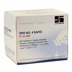 Тестерные таблетки Lovibond DPD 4 Rapid (O2), 500 шт, цена - за 1 упак