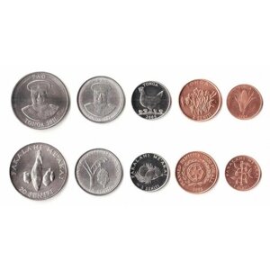 Тонга Набор из 5 монет 1981-2011 / FAO