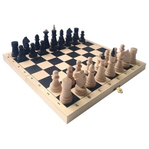 ТРИ СОВЫ Шахматы обиходные, НИ_46630 игровая доска в комплекте