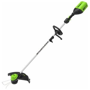 Триммер аккумуляторный Greenworks 2103207 60V 40cm GD60LT, 4А·ч, 60 В, без АКБ и ЗУ, 40 см