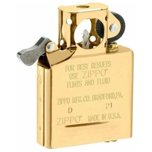 Трубочный вставной блок (инсерт) для широкой зажигалки Zippo, покрытие "золото"
