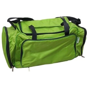 Туристическая походная сумка-пикник SN на 4 персоны со встроенной термо сумкой на 20 л и посудой цвет зеленый