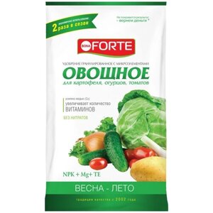 Удобрение BONA FORTE овощное, 1 кг, 1 уп.