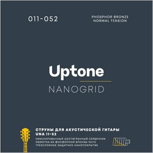 UPTONE Nanogrid UNA 11-52 Phosphor Bronze Normal Tension Cтруны для акустической гитары