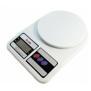 Весы кухонные электронные Electronic Kitchen Scale SF-400 (Белый)