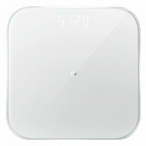 Весы напольные XIAOMI Mi Smart Scale 2 электронные до 150 кг квадрат стекло белые 456461 (1)