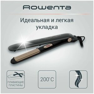 Выпрямитель для волос Rowenta Easyliss 2 SF1627F0, черный, керамическое покрытие, вращение шнура вокруг оси