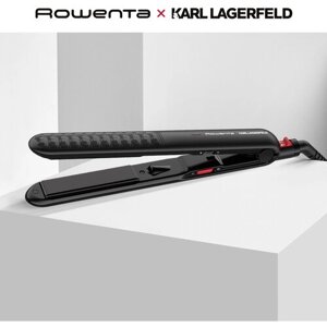 Выпрямитель для волос Rowenta Karl Lagerfeld SF321LF0 карл лагерфельд, температура нагрева до 230C, 25 мм