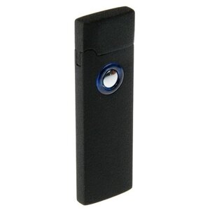 Зажигалка электронная, USB, спираль, 6 х 3 х 13 см, черная