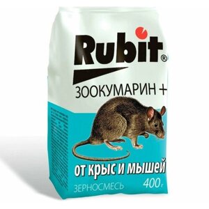 Зерновая смесь "Rubit" Зоокумарин+от крыс и мышей400 Г