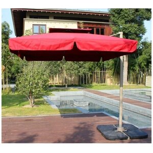 Зонт для кафе AFM-300SQR-Red (3,0x3,0) Afina