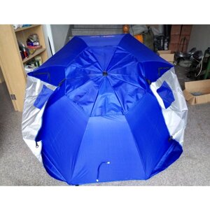 Зонт-палатка 260 см, окошки из ПВХ, 4 колышка, сумка, арт. LHBU-260SPB