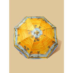 Зонт пляжный наклонный d 200 cм, h 200 см, п/э 170 t, 8 спиц, чехол, арт. SD200-4