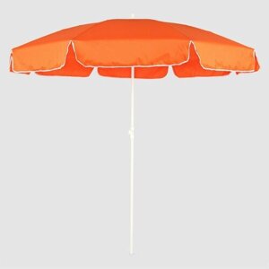 Зонт пляжный от солнца ODS оранжевый с белым 200/8