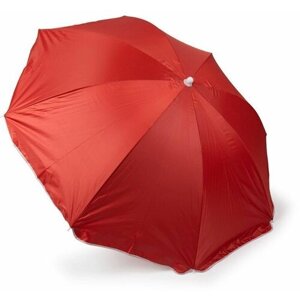 Зонт пляжный, складной, купол 175см Красный