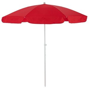 Зонт пляжный "викэнд 32" с регулировкой по высоте, d 2,0 м, красный