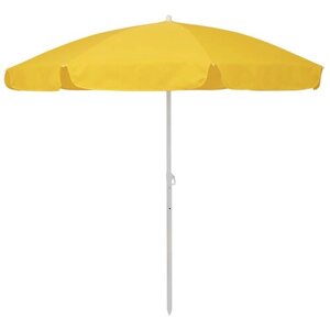 Зонт пляжный "викэнд 32" с регулировкой по высоте, d 2,0 м, жёлтый