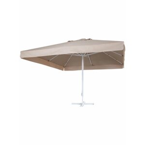 Зонт с центральной опорой "стандарт 60" квадратный (600D), 4,0х4,0 м, бежевый