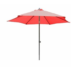 Зонт садовый d2,7 м полиэстер красный