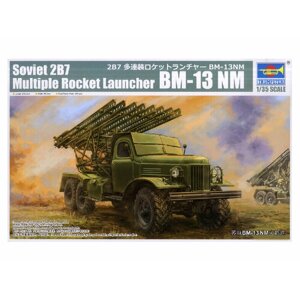 01075 Trumpeter Советская система залпового огня БМ-13 2B7 (1:35)