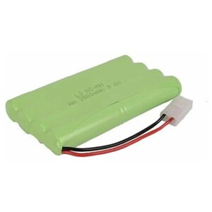 Аккумулятор Ni-Mh 9,6v AA 2800mah для радиоуправляемых игрушек, разъем Tamiya / KET-2P, батарейка КЕТ-2Р / Тамия