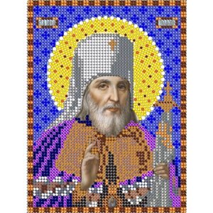 Алмазная мозаика икона Святой Павел Тобольский 17*23 см