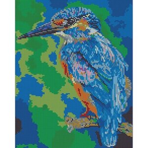 Алмазная мозаика картина Тропическая птица Гуава 35*43.5 см