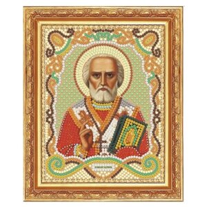 Алмазная мозаика Св. Николай Чудотворец 13x17 М-104