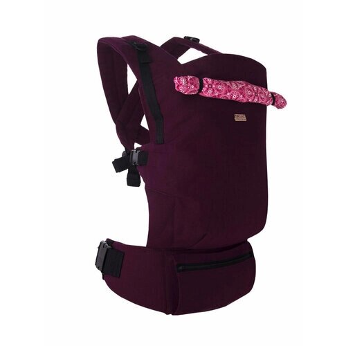Амама Эрго-рюкзак классический х-класнер V2, хлопок, лён, цвет: фиолетовый