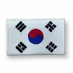 Аппликация флаг Корея Южная