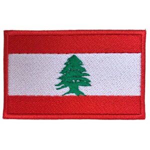 Аппликация флаг Ливан