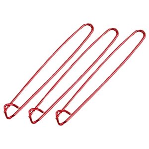 Арт Узор Набор вспомогательных булавок для вязания, 17 см, 3 шт, цвет красный