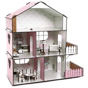 Авалон Кукольный дом с мебелью «Doll Style»