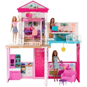 Barbie Кукольный домик GLH56, розовый