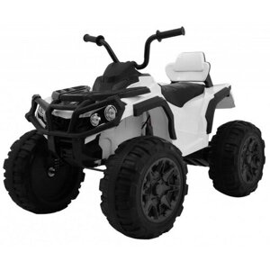 BDM Детский квадроцикл Grizzly ATV 4WD White 12V с пультом управления - BDM0906-4